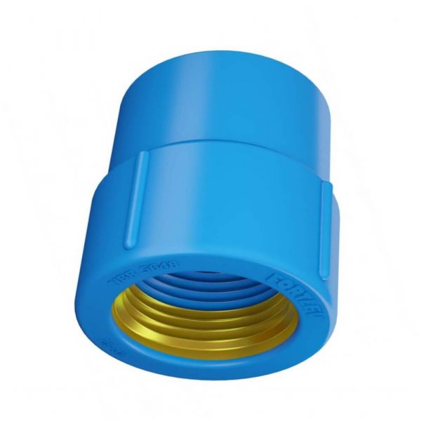 Luva Soldável Liso Roscável com Bucha de Latão 25mm 1/2