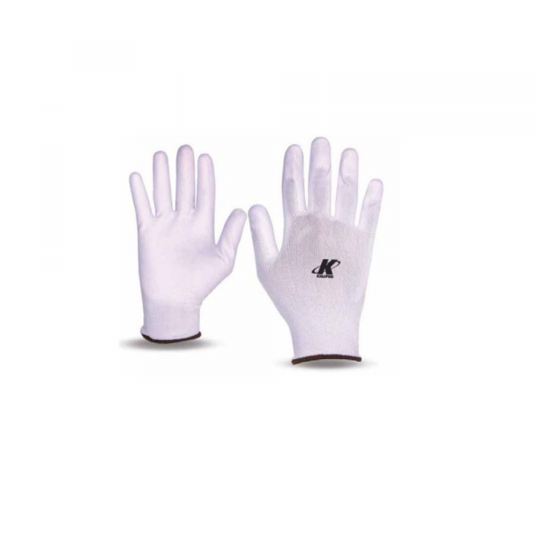 Luva Pu Branca Tamanho G - Kalipso