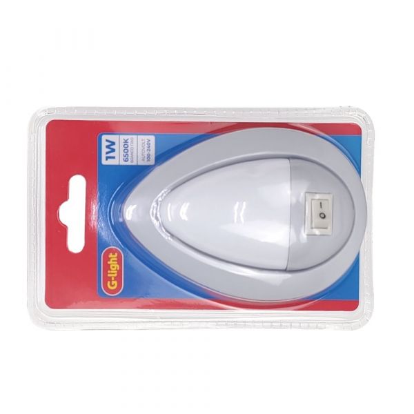 Luz Noturna LED 1W 6500K Autovolt G-Light