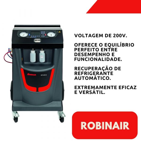 Máquina Recicladora AC1X34 3IP Robinair Bosch