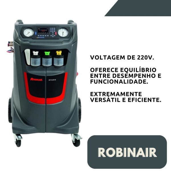 Máquina Recicladora AC1X34 5IP Robinair Bosch