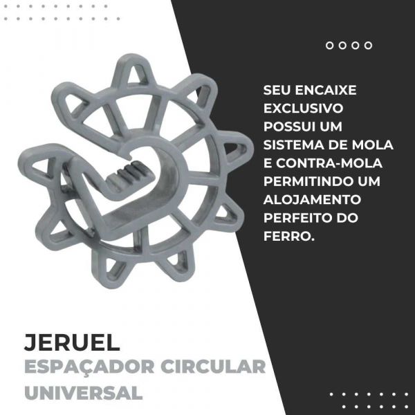 Espaçador Circular Universal S25 Jeruel