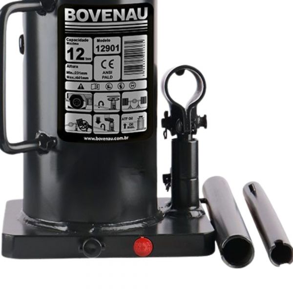 Macaco Hidráulico Blindado 12 Toneladas Bovenau
