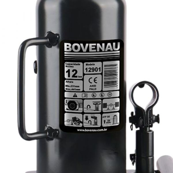 Macaco Hidráulico Blindado 12 Toneladas Bovenau