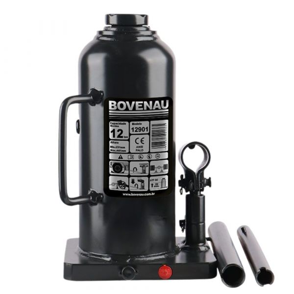 Macaco Hidráulico Blindado 12 Toneladas Bovenau