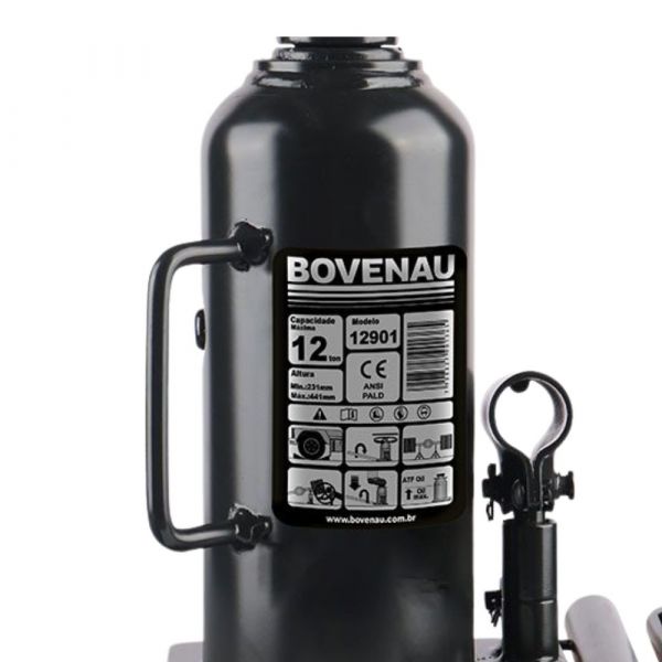 Macaco Hidráulico Blindado 12 Toneladas Bovenau