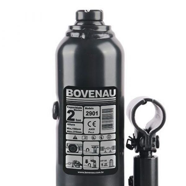Macaco Hidráulico Blindado 2 Toneladas Bovenau 