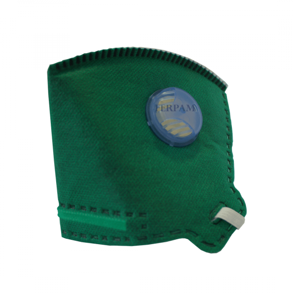 Máscara Maskface verde PFF 2 com Válvula- Safety