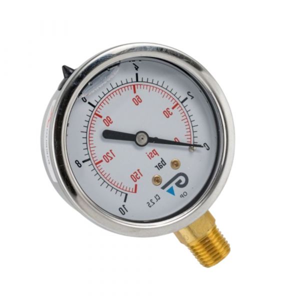 Manômetro Seco 0-150 Psi 1/4 Pol. 0-10 Bar Genebre