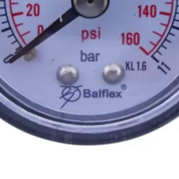 Manômetro Seco 0-100 Bar 0-1400 Psi Balflex