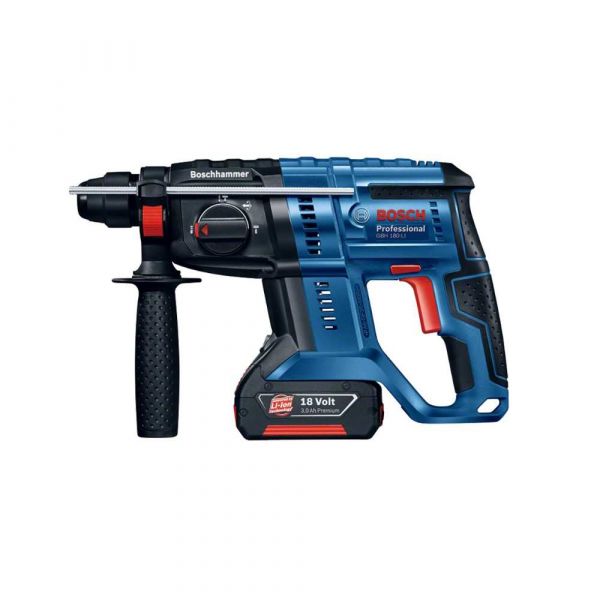 Martelete rompedor Bosch GBH 180-LI Brushless 18V 2 baterias em maleta