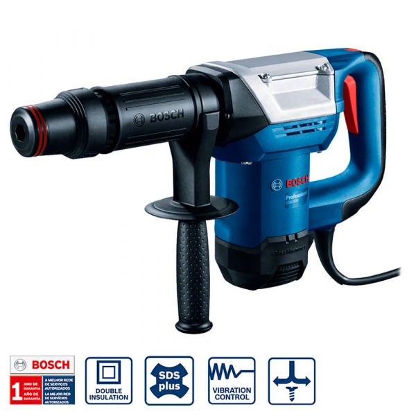 Martelete Demolidor 1100W GSH 500 S-MAX Com Maleta Bosch