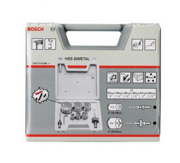 Kit Serra Copo HSS Bimetal- Bosch 2607018389