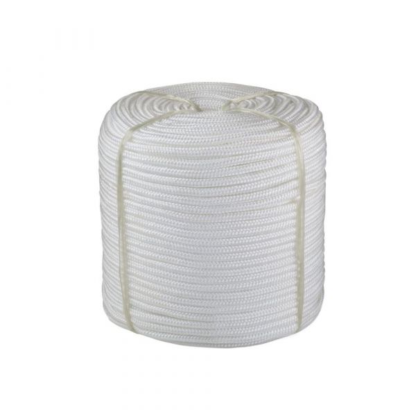 1 Metro De Corda 5mm 3/16 Pol. Branca Itacorda