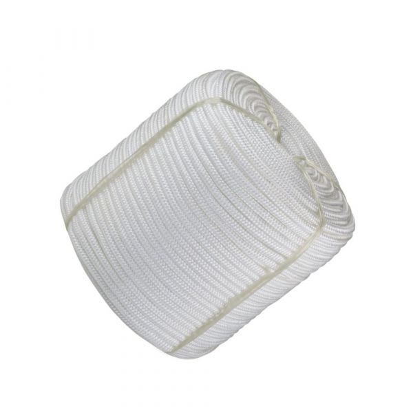 1 Metro De Corda 5mm 3/16 Pol. Branca Itacorda