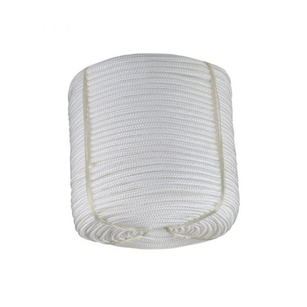 1 Metro De Corda 5mm 3/16 Pol. Branca Itacorda