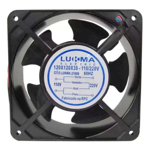 Micro Ventilador Ventoinha 120x120x38mm Lukma