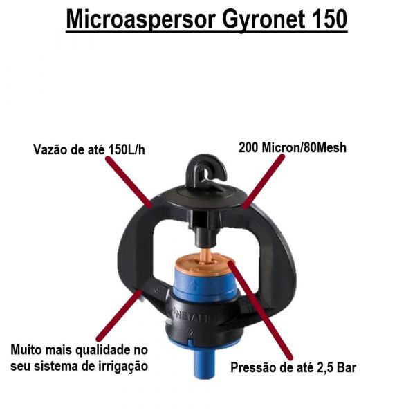 Microaspersor Gyronet 150 LT/H Netafim
