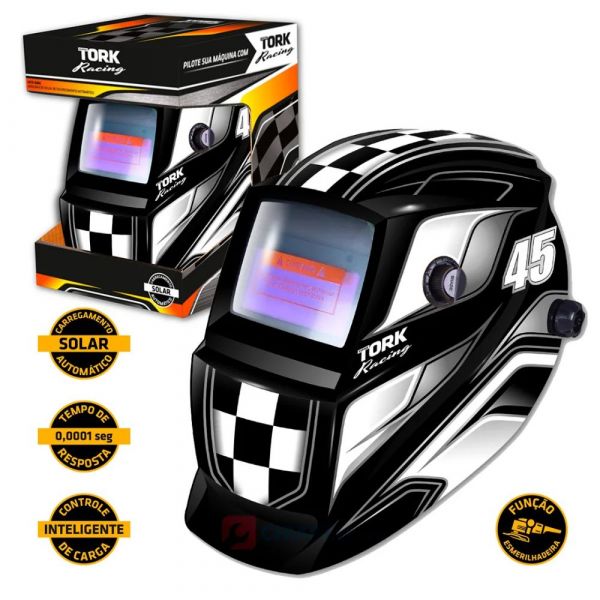 Máscara de Solda com Escurecimento Automático Racing 45 Tork