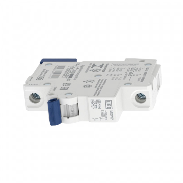 Minidisjuntor Termomagnético Curva C MDWP-C6-1 6A 1 Polo 60Hz Weg