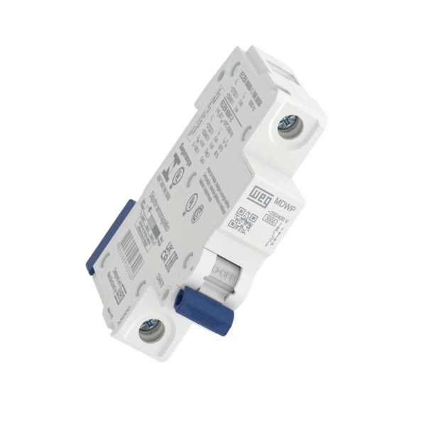 Minidisjuntor Termomagnético Curva C MDWP-C6-1 6A 1 Polo 60Hz Weg