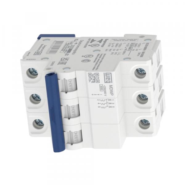 Disjuntor Termoganético Tripolar Curva C MDWP-C32-3 32A 3 Polos 60Hz Weg