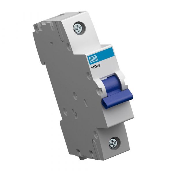 Minidisjuntor Termomagnético MDW-C4 Curva C 4A 1 Polo Weg