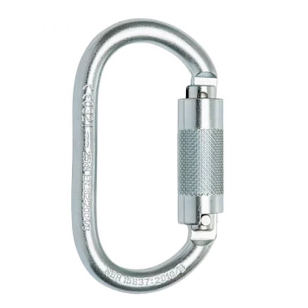 Mosquetão Oval Aço Dupla Trava MG1897 MG Cinto