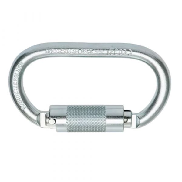 Mosquetão Oval Aço Dupla Trava MG1897 MG Cinto