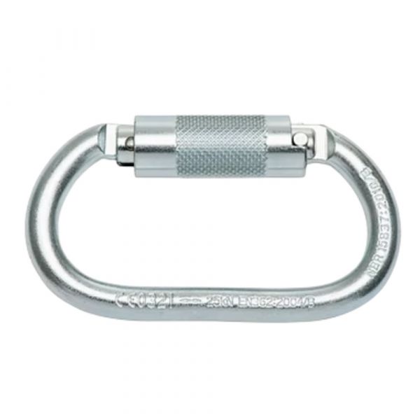 Mosquetão Oval Aço Dupla Trava MG1897 MG Cinto