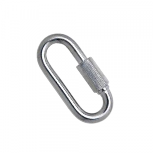 Mosquetão Trava Roscada Inox 8mm Carbografite