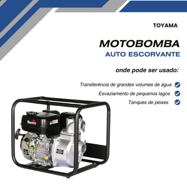 Motobomba Gasolina Auto Escorvante TWP50S-XP Toyama