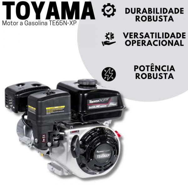 Motor a Gasolina TE65N-XP 4 Tempos Toyama FERPAM