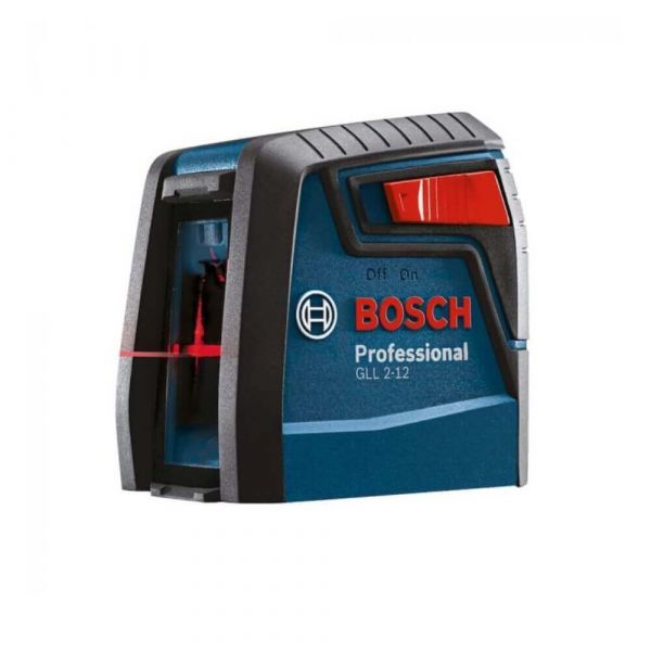 Nível a laser Bosch GLL 2-12 alcance 12m com suporte
