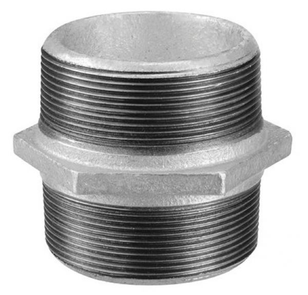 Niple Duplo Galvanizado NPT 3/4” Tupy