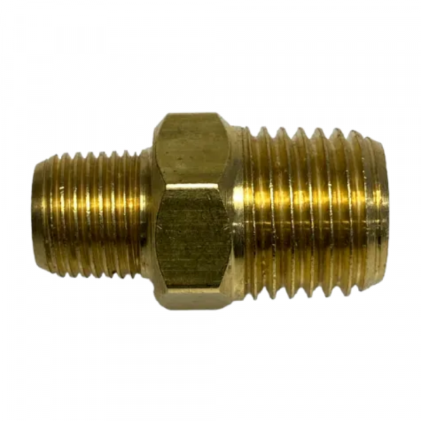Niple de Redução Rosca Macho Aço 1/4 x 1/8 Pol. Lubefer 