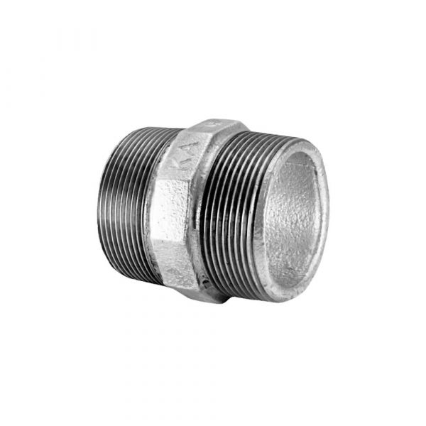 Niple Duplo Galvanizado 1 Pol. Remadi