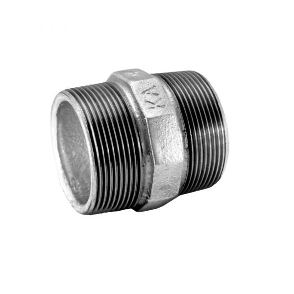 Niple Duplo Galvanizado 1 Pol. Remadi