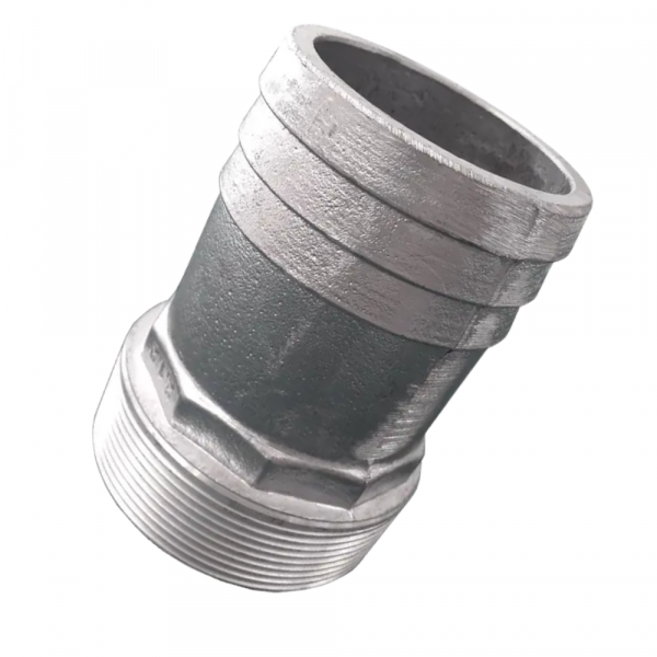 Niple Redução 3x2 Pol. Rosca Alumínio Gabitec