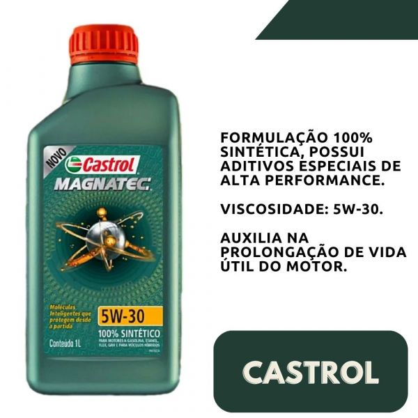 Oleo Motor Magnatec 5w30 Sintético API SP Castrol