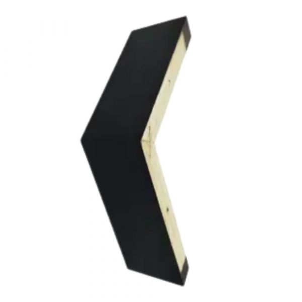 Pé Canto Madeira 50x200x200mm Tabaco Completa