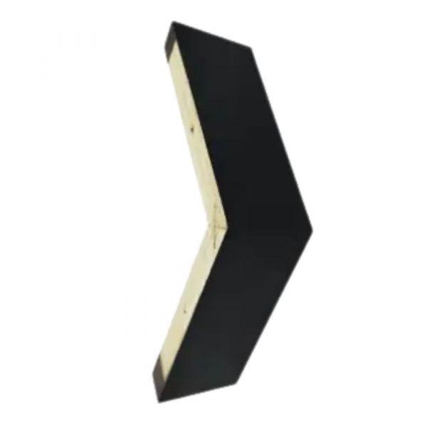 Pé Canto Madeira 50x200x200mm Tabaco Completa