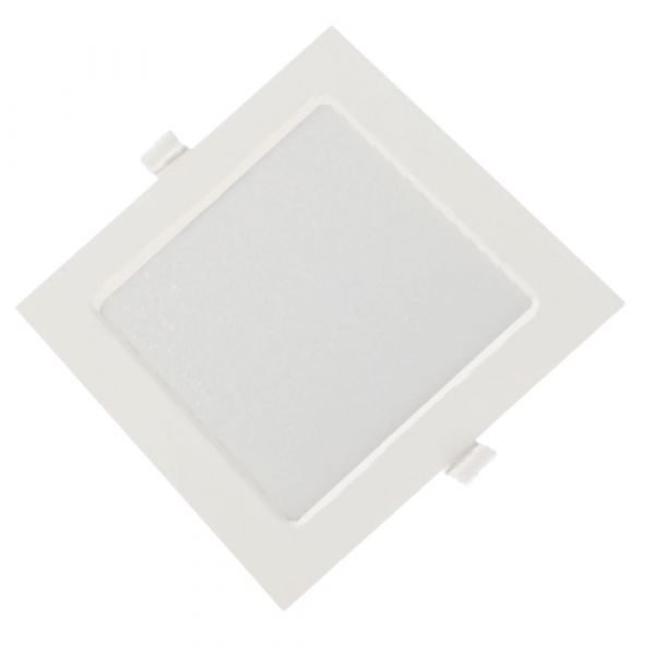 Painel de Embutir Backlight 18V 3000K Led Quadrado Autovolt Luz Amarela G-Light