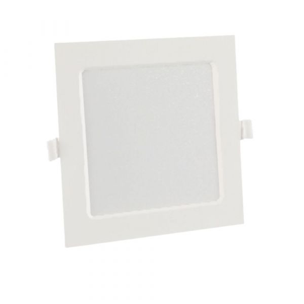 Painel de Embutir Backlight 18V 3000K Led Quadrado Autovolt Luz Amarela G-Light