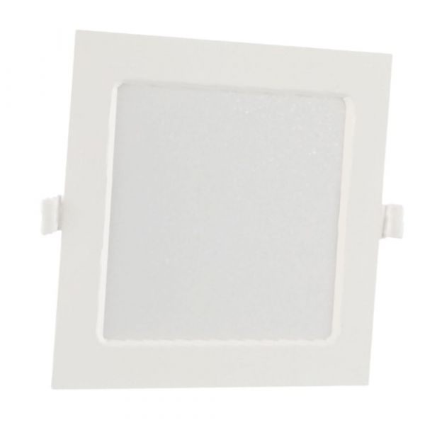 Painel de Embutir Backlight 18V 3000K Led Quadrado Autovolt Luz Amarela G-Light