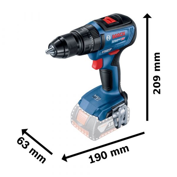 Parafusadeira Furadeira Impacto Brushless Bosch GSB 18V-50-SB Sem Bateria