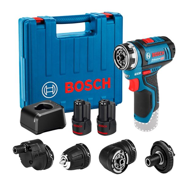 Furadeira e parafusadeira Bosch GSR 12V-15 FC, 2 baterias e maleta
