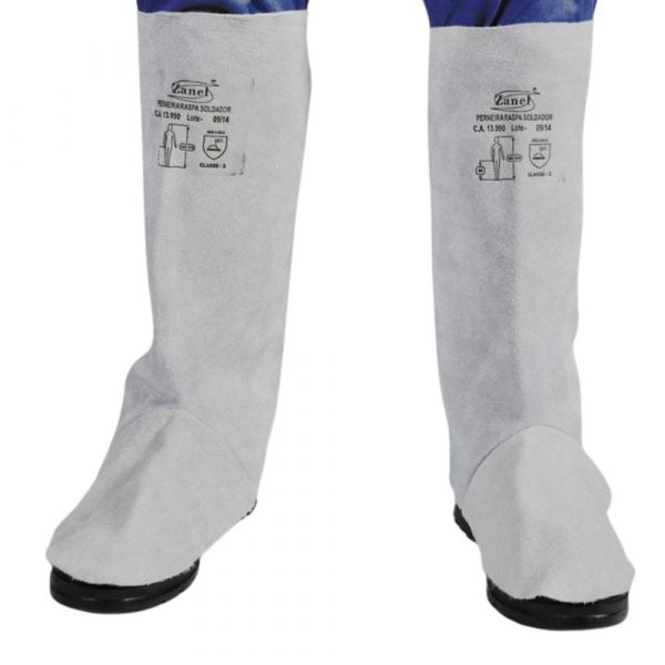 Perneira de Raspa para Soldador com Velcro Zanel