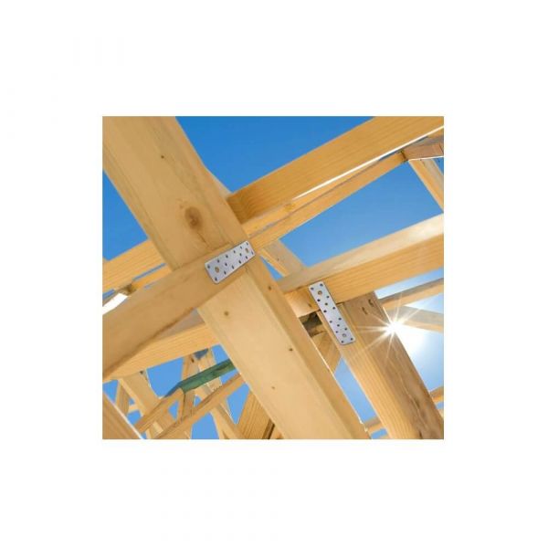 Placa Junção Reta 206x20x4mm 767AT200 Aldeghi