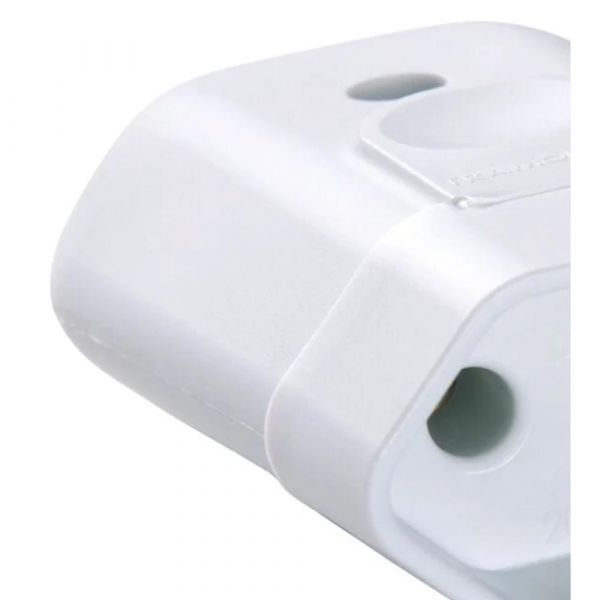 Plugue Fêmea 2P+T 250 V 10 A Branco Tramontina 